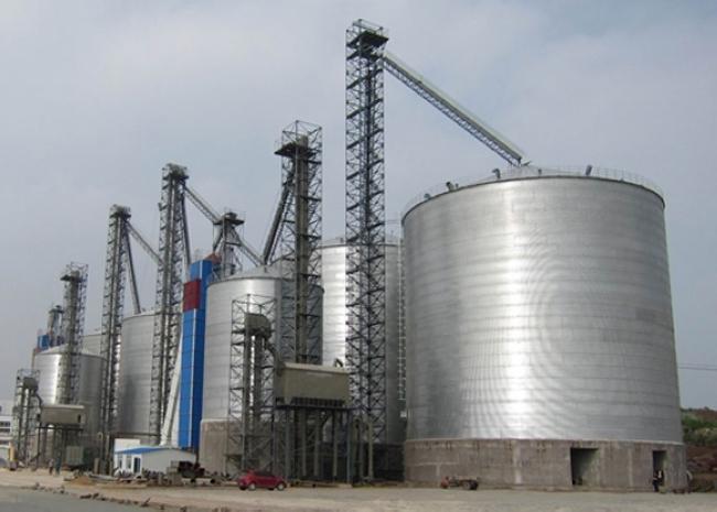 冀州大型钢板库构造参数及水泥储存质量